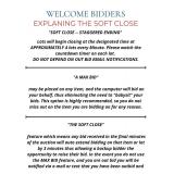 Information flyer on the Soft Close