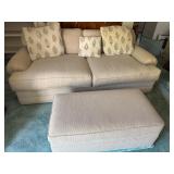 Loveseat with Ottoman