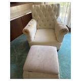 Chair and Small Ottoman