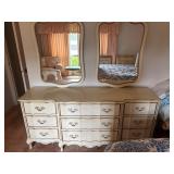 Dresser with  2 Mirrors