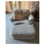 Oversized Chair & Ottoman