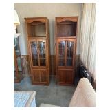 Set of Curio Cabinets
