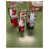 4 Fire Extinguishers