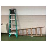 Fiberglass Ladder & Wood Ladder