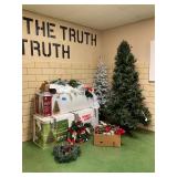 Christmas Tree and Assorted Christmas Decoration