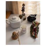 Doulton Burslem Piece, Teapots, etc