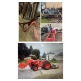 LA481 Kubota Front Loader Tractor & 4 Attachments