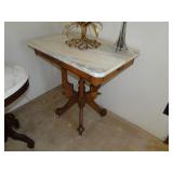 Marble Top Parlor Table