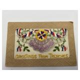 WW1 Embroidered Silk Postcard