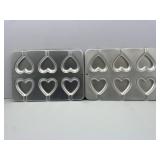 Wilton Aluminum Heart Shaped Cookie or Cake Pop