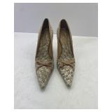 BCBGirls Stilettos Women's Size 6B White/Tan