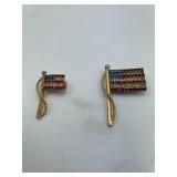 USA Flag Pins Brooches