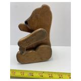 Jointed Wooden Teddy Bear