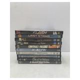 10 Various DVDs Last Stand,Flash,New Moon,
