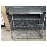 Metal Rack with 3 Shelves
