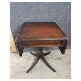 Drop Leaf Table Desk with Drawer