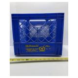 McDonald Blue Milk Crate