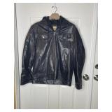Sonoma Men's Black Faux Leather Jacket