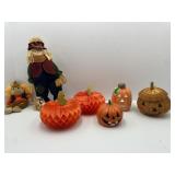 Autumn Lot: Plush Scarecrow, Corn Husk Scarecrow,