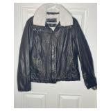 A.N.A. A New Approach Faux Leather Bomber Jacket