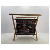 Guatemala Collapsible Folding Fabric Sewing Basket