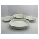 White Serving Bowls: Corningware 11x8' Oval
