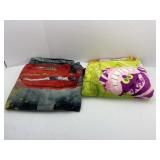 Disney Cars and Alice in Wonderland Throw Blankets