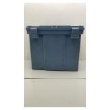 Blue Rubbermaid File Box