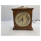 Sunbeam Lighted Dial Wooden Electric Clock