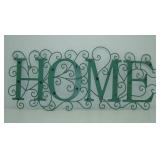 Metal Home Sign 30 inches Wide