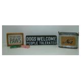 Primitives by Kathy Animal Box Signs Cat