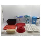 Miscellaneous Lot of Plasticware: Pitchers Baskets