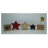 Red White and Blue Star Decor