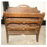 Wooden Magazine Rack