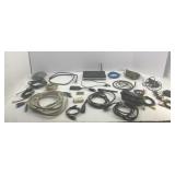 Miscellaneous Lot of Power Cords Wireless Router,