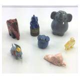 Whimsical Elephant Figurines