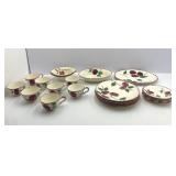 Blue Ridge Southern Pottery Crab Apple Dinnerware