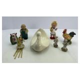 Miscellaneous Lot of Figurines: