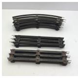Model Train Tracks  6 Straight and 6 Curved Pieces