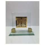 Stuart Austin Glass Desk Clock