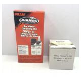 Fram AirHog Air Filter Cleaning Kit and a Satco