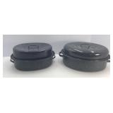 Black Graniteware Roasting Pans