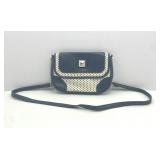 Charming Charlie Blue and White Shoulder Purse