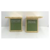 Pair of Sports Shelves: Home and Visitor