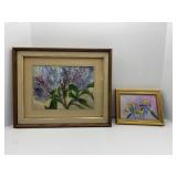 Framed Floral Paintings