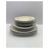 Miscellaneous Lot of Plates: Limoges Francee,
