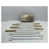 Shish Kebob Rack And Skewer Set with extra Skewers