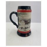 Budweiser Clydesdale Horses Beer Mug 1990