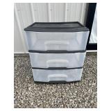 Homz Three Drawer Storage Container