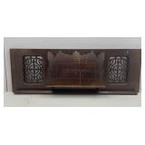 Decorative Wood Carved Book/Bible Display Shelf
